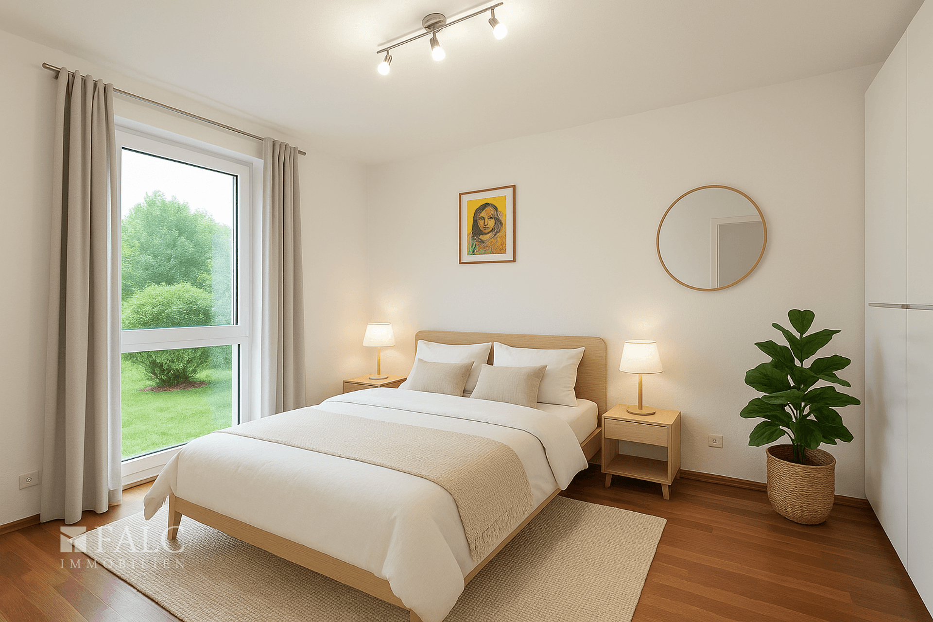 Einrichtungsbeispiel Schlafzimmer